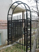 Gate with Arch