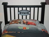 Iron Name Plate Headboard