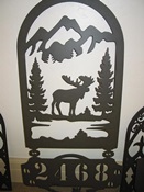 Moose Address Plate