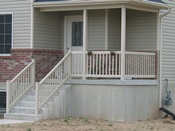 Tan Vinyl Railing 1