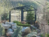 Arched Pergola with seat 1