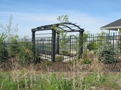 Arched Pergola with seat 2